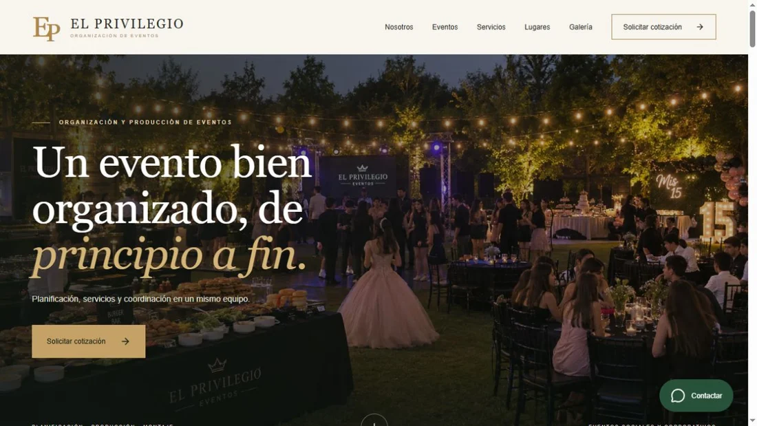Página de El Privilegio